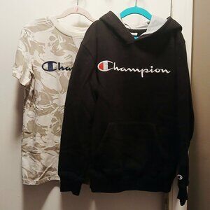 Champion Size 10-12 Tee & Hoodie